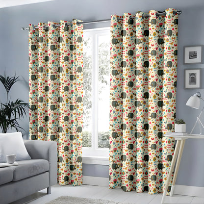 Whimsical Elephant Curtains