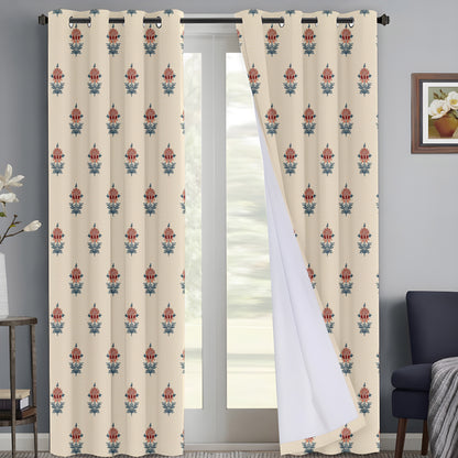 Vintage Floral Curtains