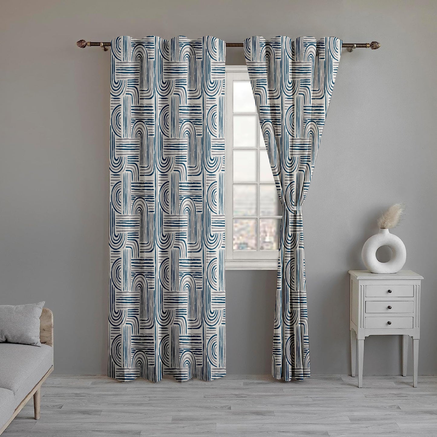 Abstract Arc Curtains