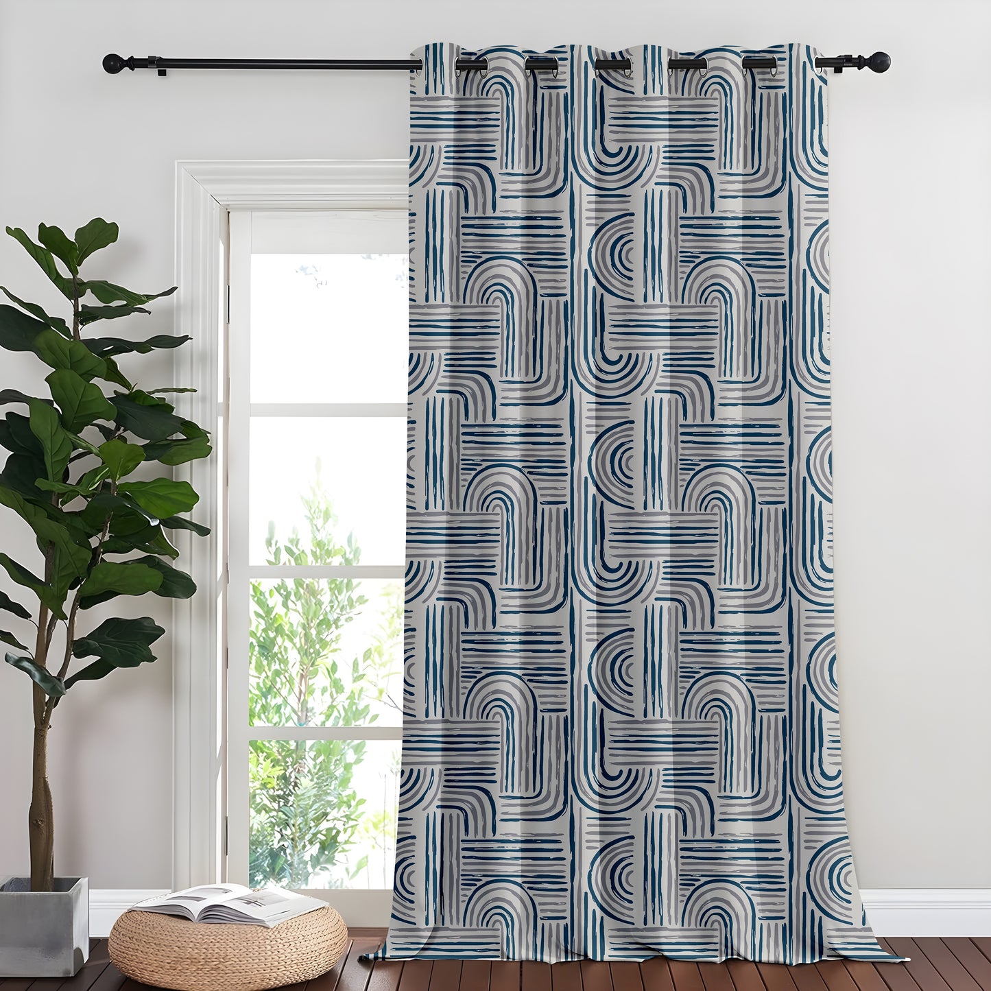 Abstract Arc Curtains