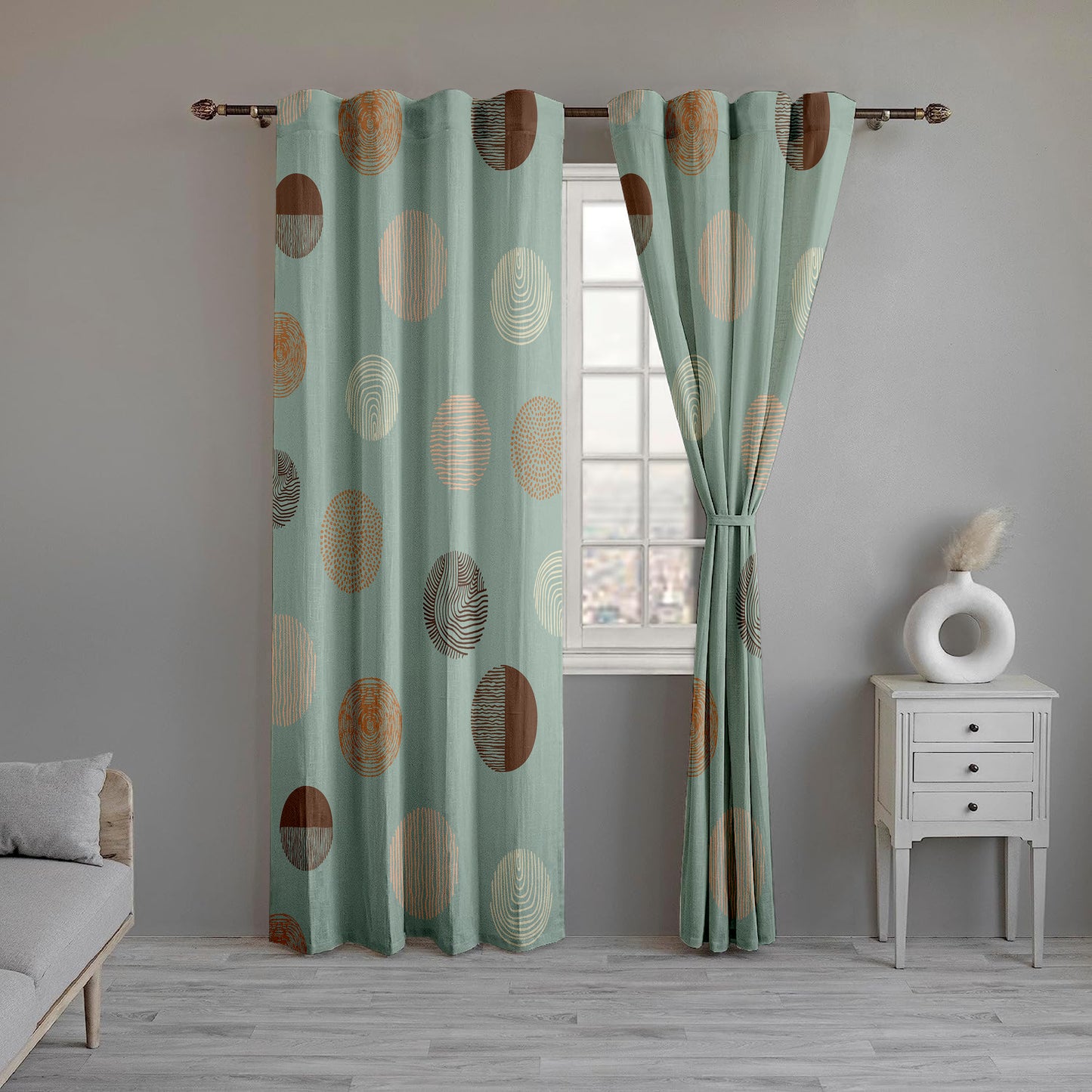 Whimsical Circle Curtains