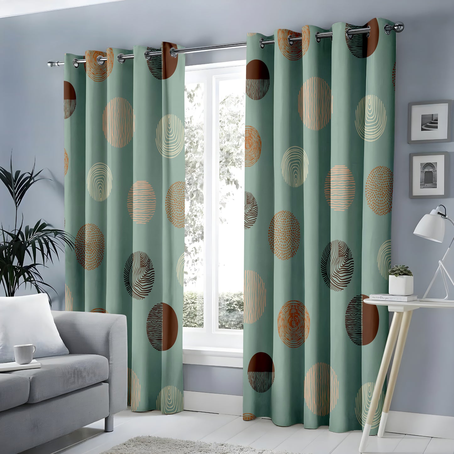 Whimsical Circle Curtains