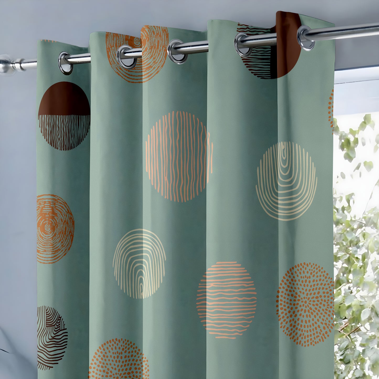 Whimsical Circle Curtains