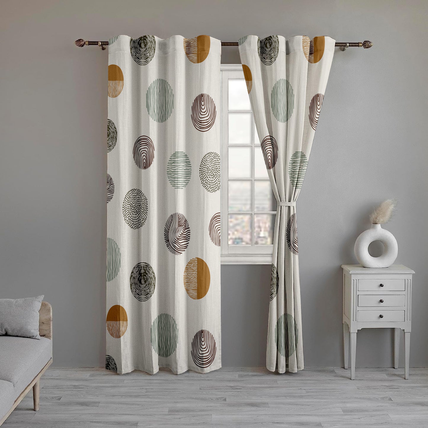 Whimsical Circle Curtains