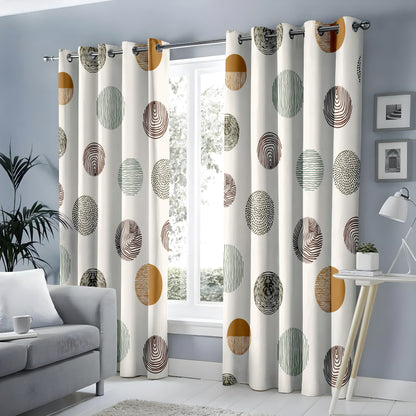 Whimsical Circle Curtains