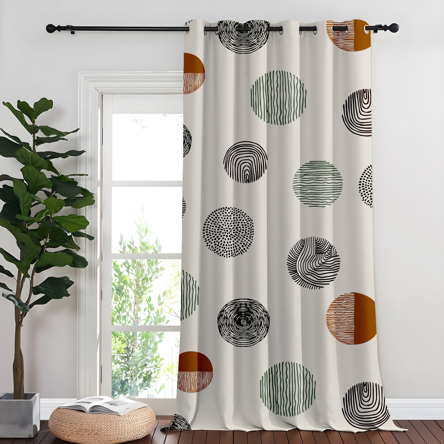 Whimsical Circle Curtains