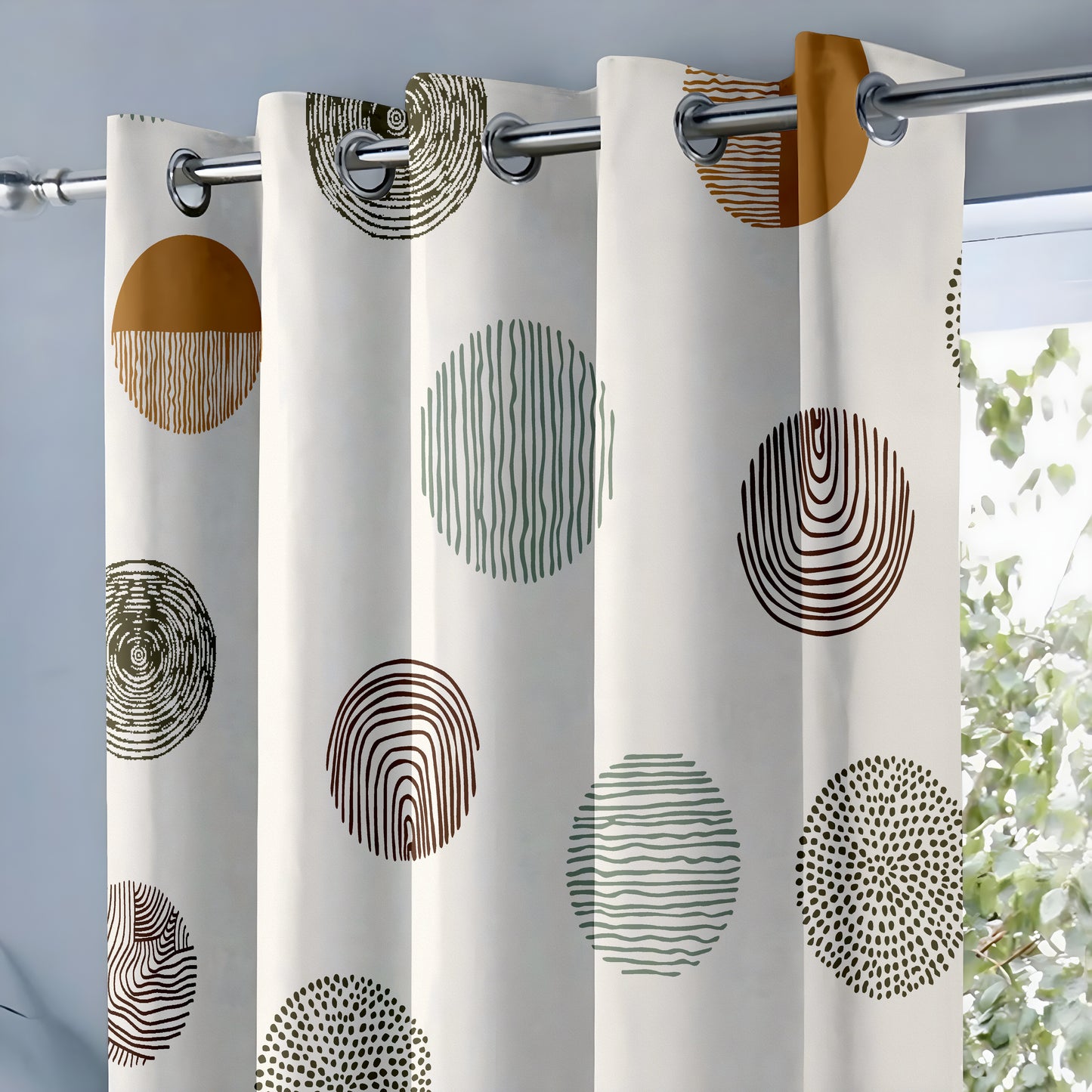 Whimsical Circle Curtains