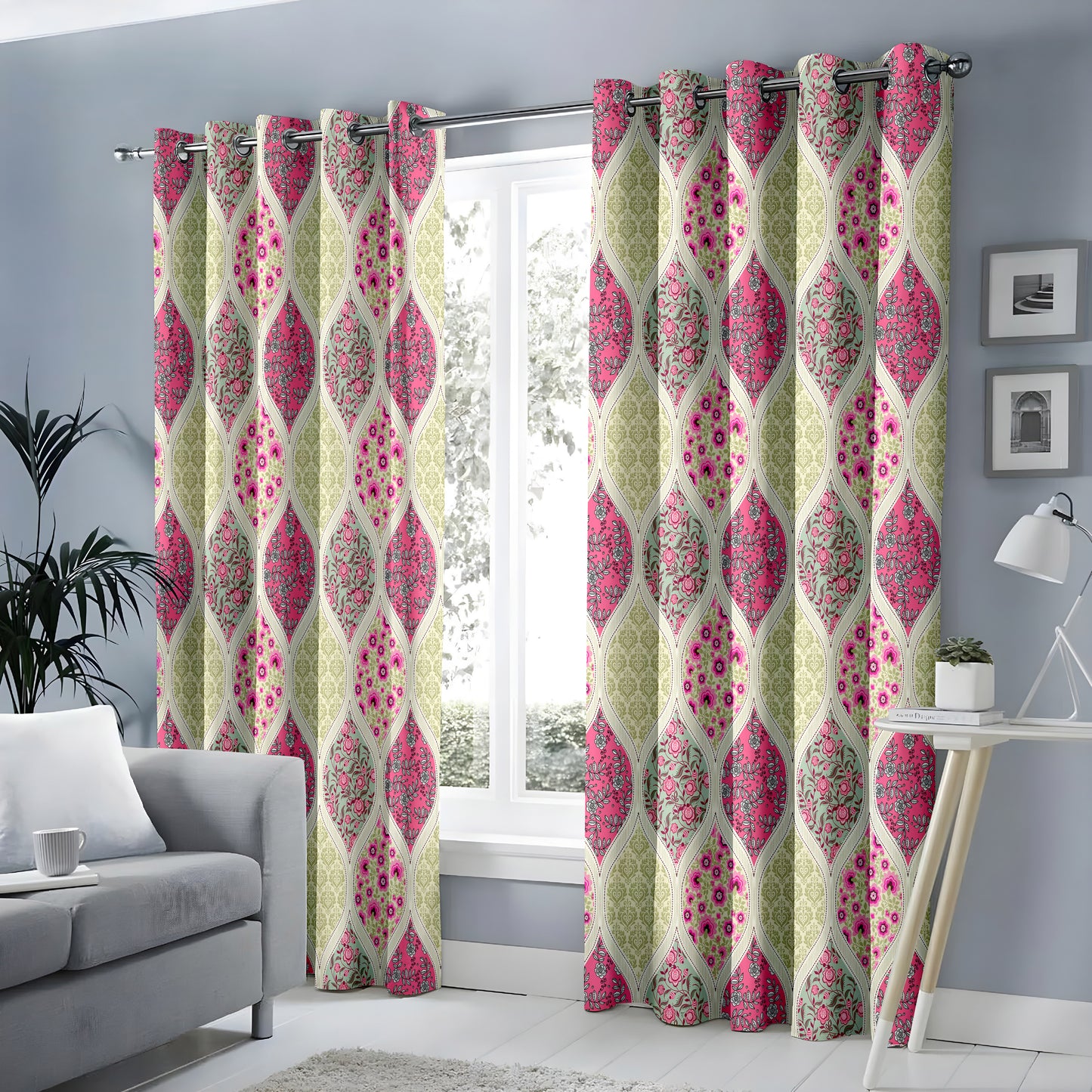 Bohemian Floral Curtains