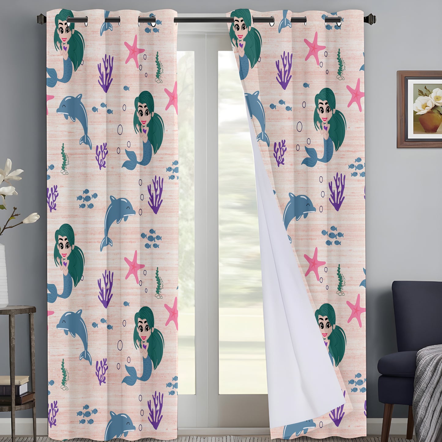 Mermaid Dreams Curtains