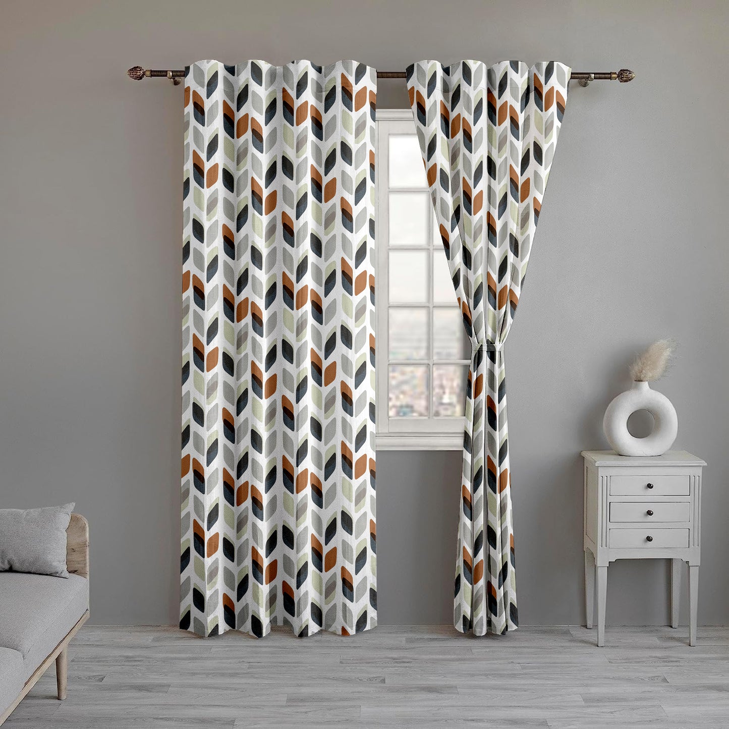 Whimsical Leaf Curtains