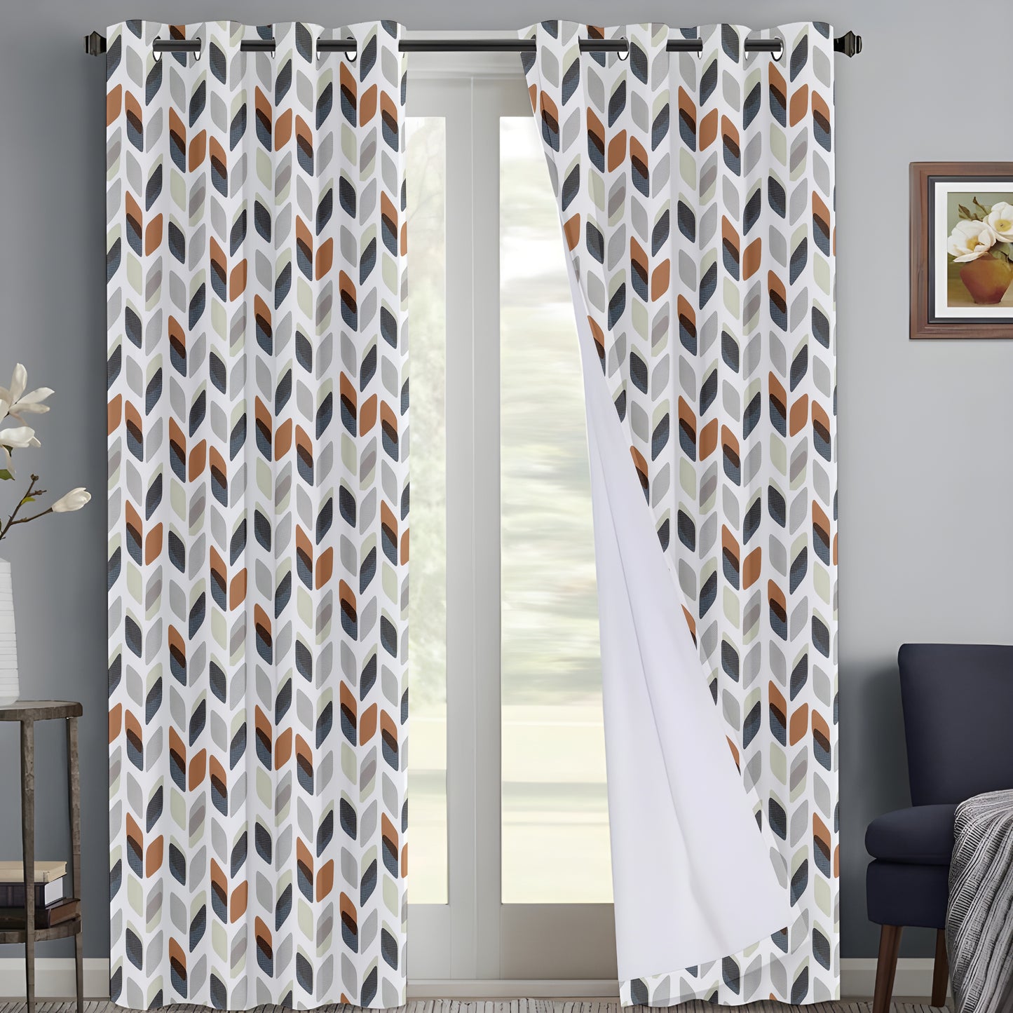 Whimsical Leaf Curtains