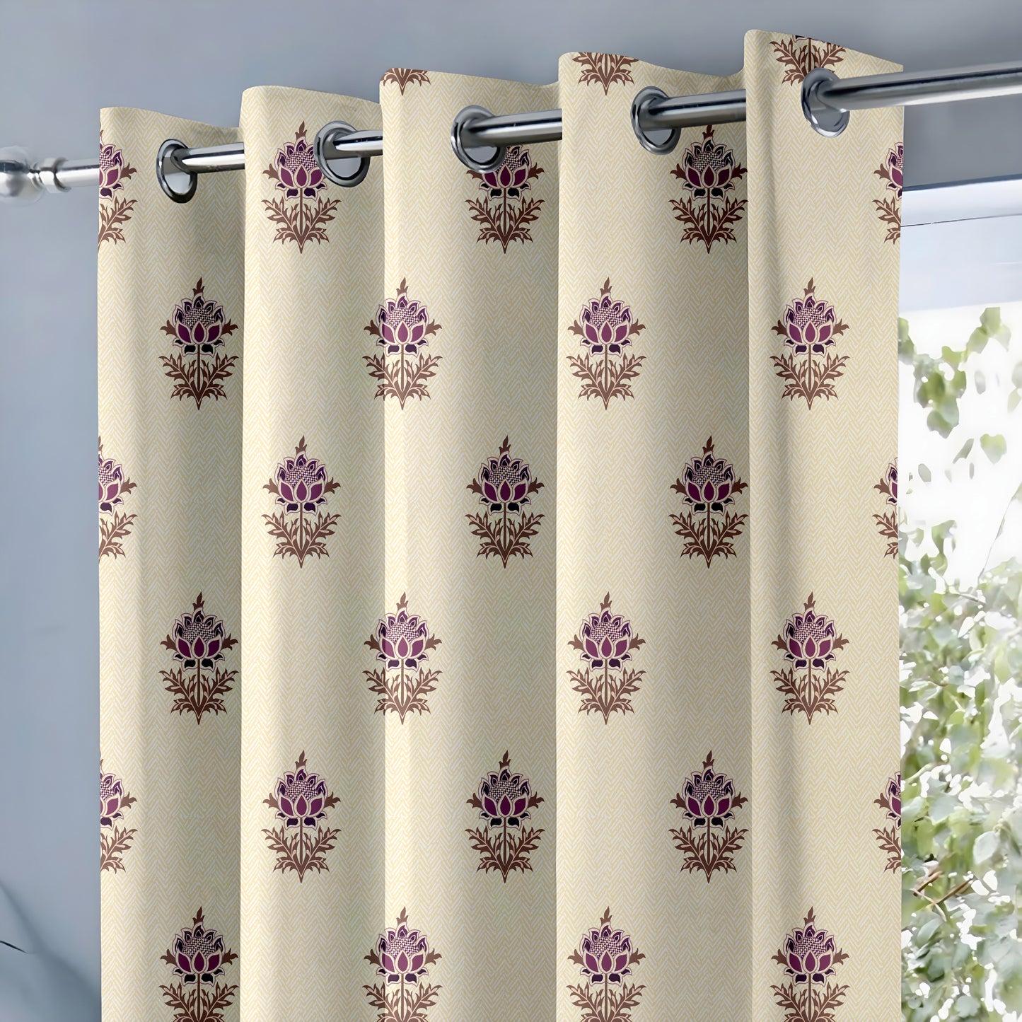 Vintage Floral Curtains