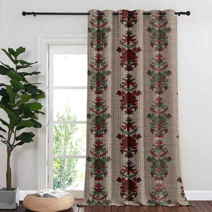 Rustic Floral Curtains