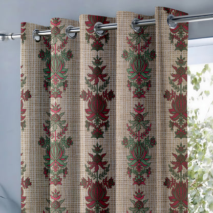 Rustic Floral Curtains