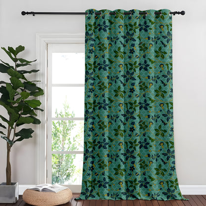 Emerald Elegance Enchanting Curtains