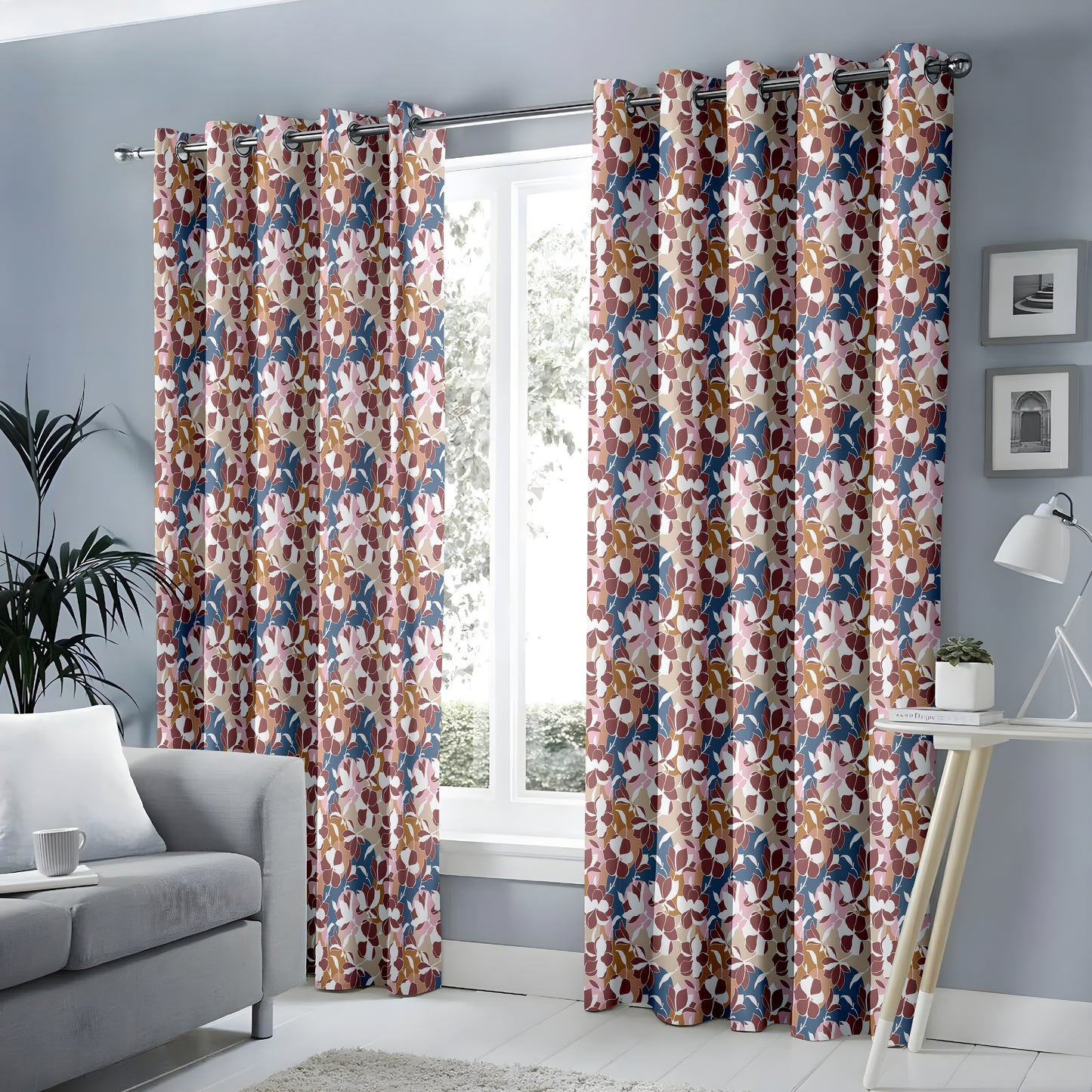 Rustic Floral Rhapsody Curtains