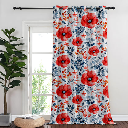 Watercolor Floral Wonder Curtains