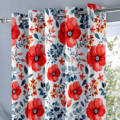 Watercolor Floral Wonder Curtains