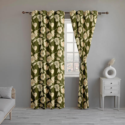 Forest Floral Fantasy Curtains