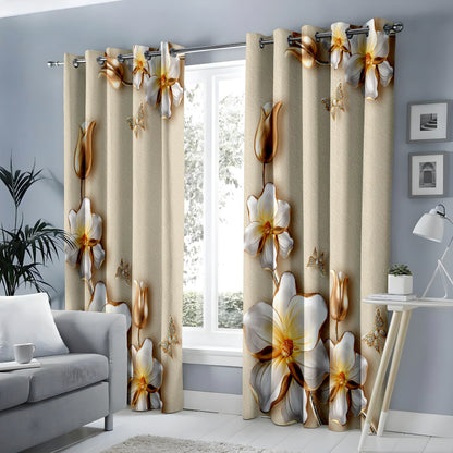 Royal Floral Curtains