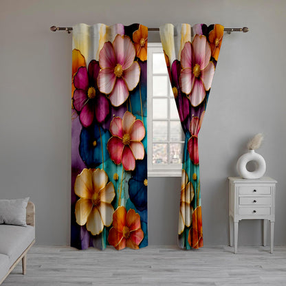 Whimsical Floral Curtains