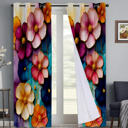 Whimsical Floral Curtains