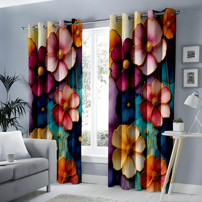 Whimsical Floral Curtains