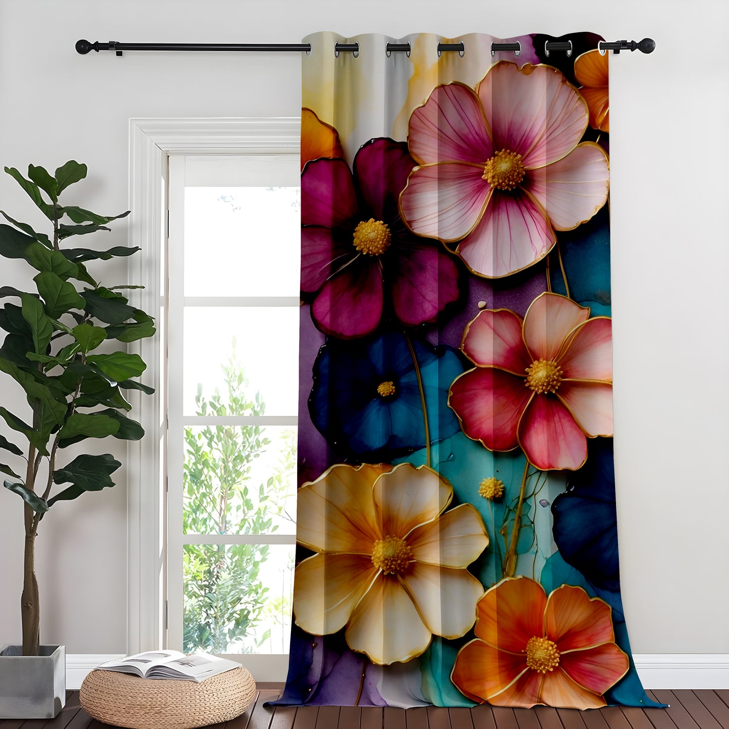 Whimsical Floral Curtains