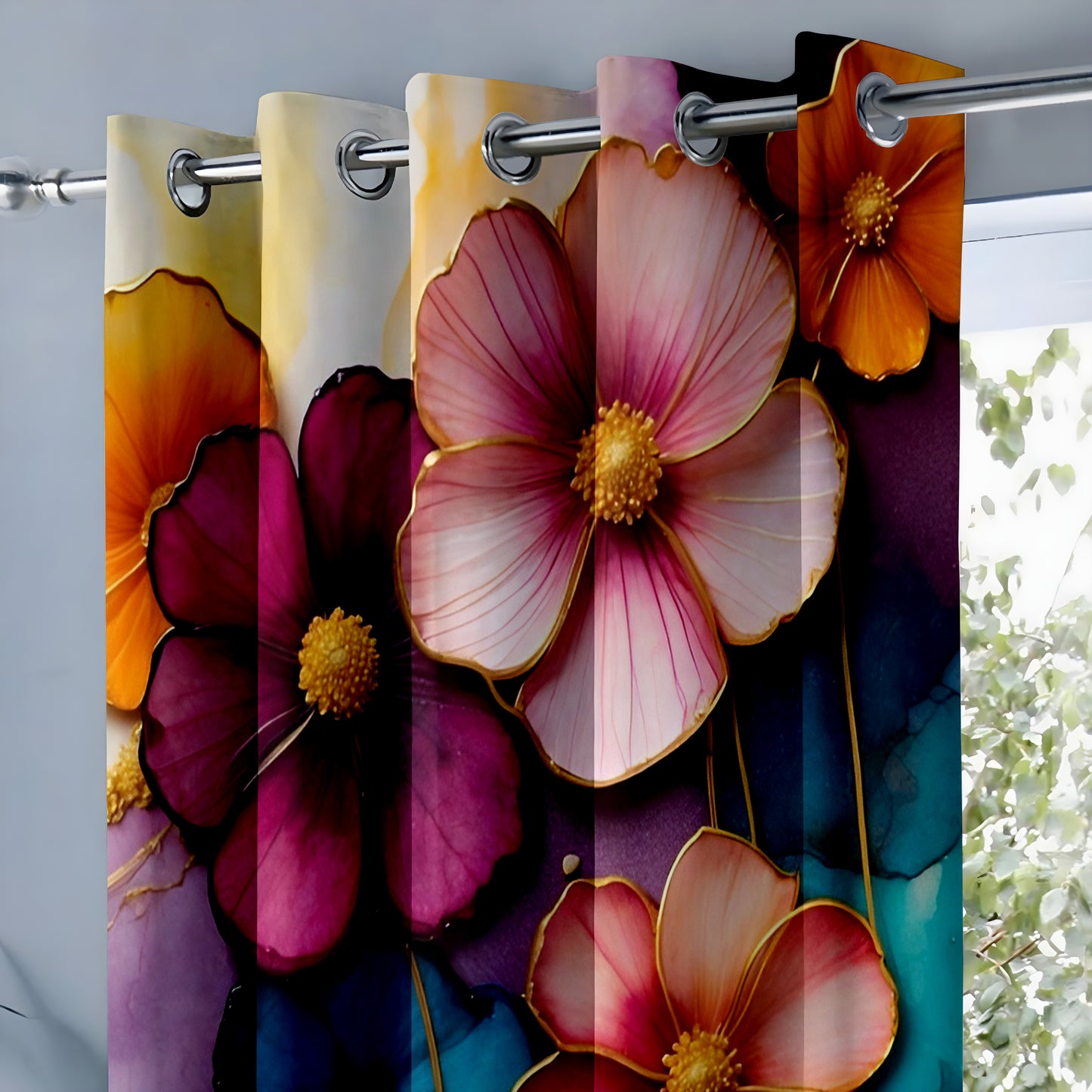 Whimsical Floral Curtains